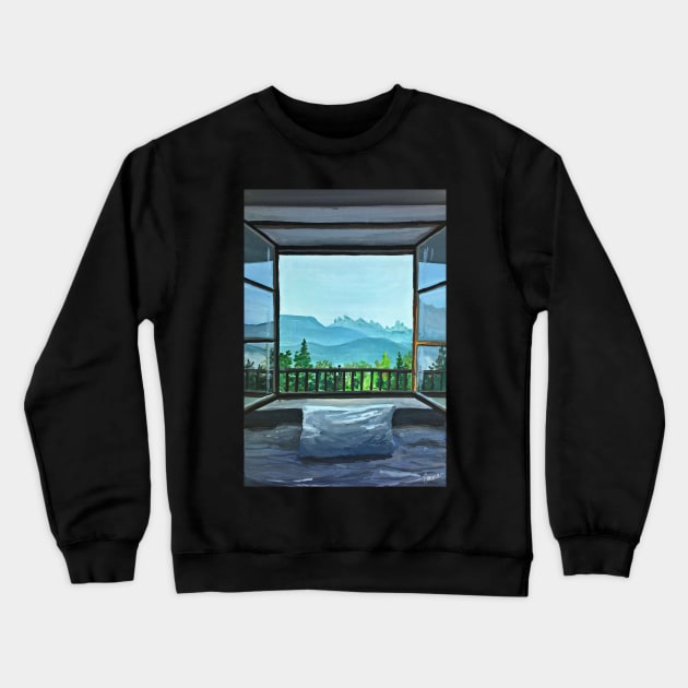 Cozy Window Crewneck Sweatshirt by emmawtj